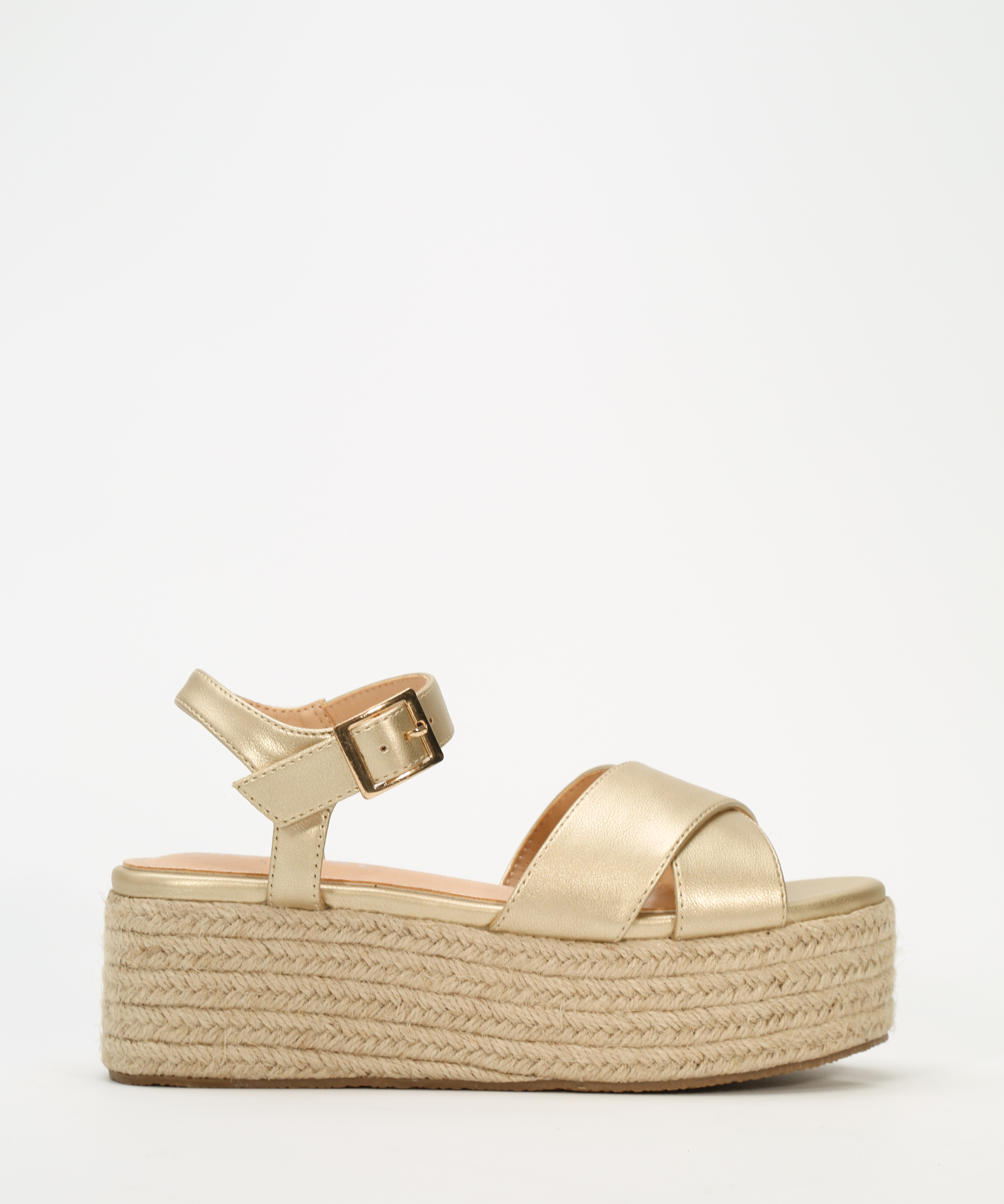 Sandalia esparto plataforma